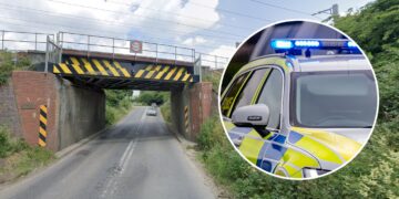 Driver given ticket after crashing into low bridge near Malmesbury