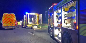 Air ambulance scrambled after car flips injuring five in Wiltshire