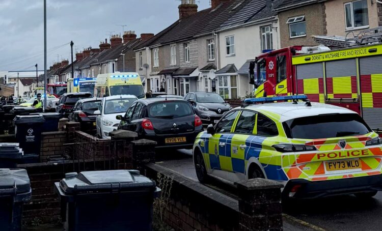 Residential road in Swindon closed by police as 999 crews swarm