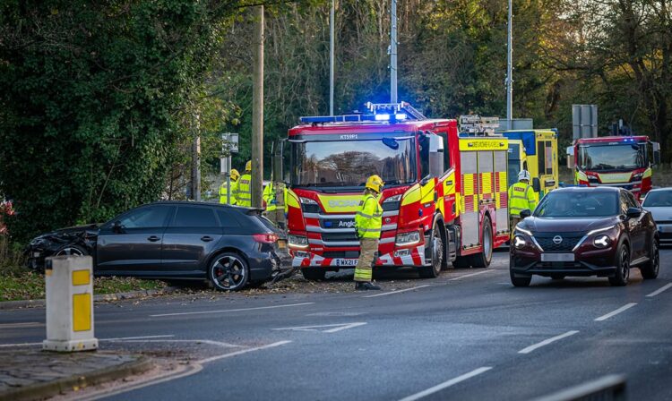 Multi-vehicle crash on busy Chippenham roundabout causes chaos