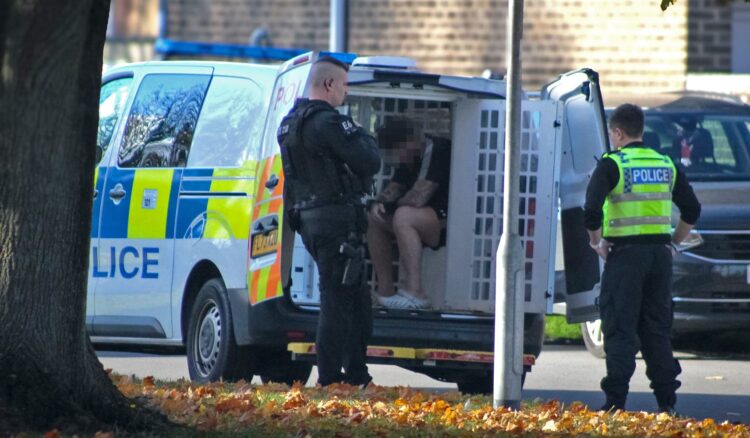 Man arrested after woman ‘seen in distress’ in Swindon street