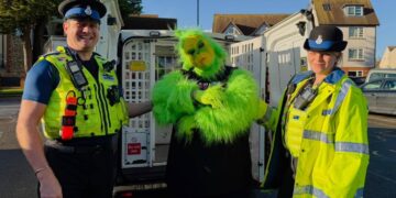Grinch arrested after ‘attempting to dampen the Christmas spirit’