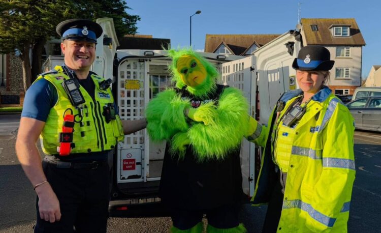 Grinch arrested after ‘attempting to dampen the Christmas spirit’