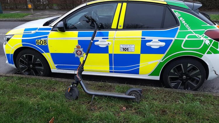 Electric scooter to be destroyed after being seized in Westbury