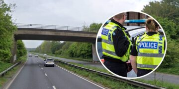 Person in distress on bridge closes A303 in Wiltshire both ways