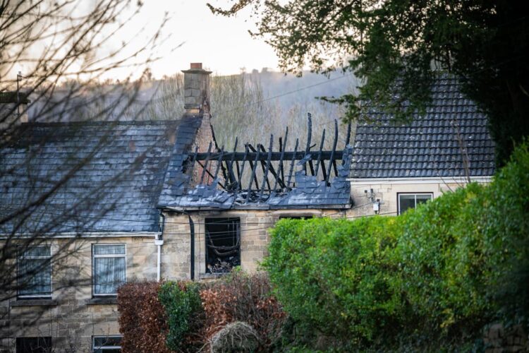 Three missing after major fire destroys home in Gloucestershire