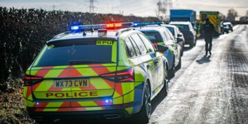 Man rushed to hospital after car hits van door in Wiltshire lane