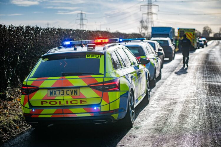 Man rushed to hospital after car hits van door in Wiltshire lane