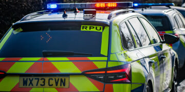 Man rushed to hospital after car hits van door in Wiltshire lane