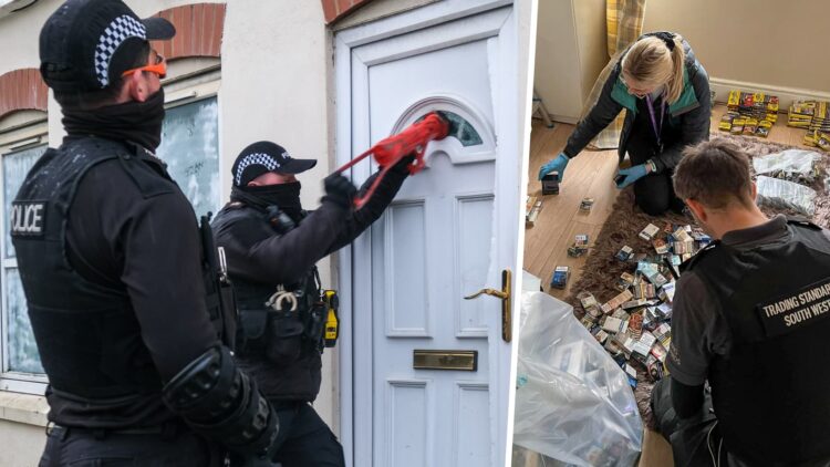 Three arrested as police seize illicit tobacco and vapes in Swindon