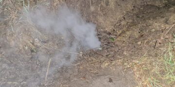 Cordon erected after electrical cable catches fire near Chippenham