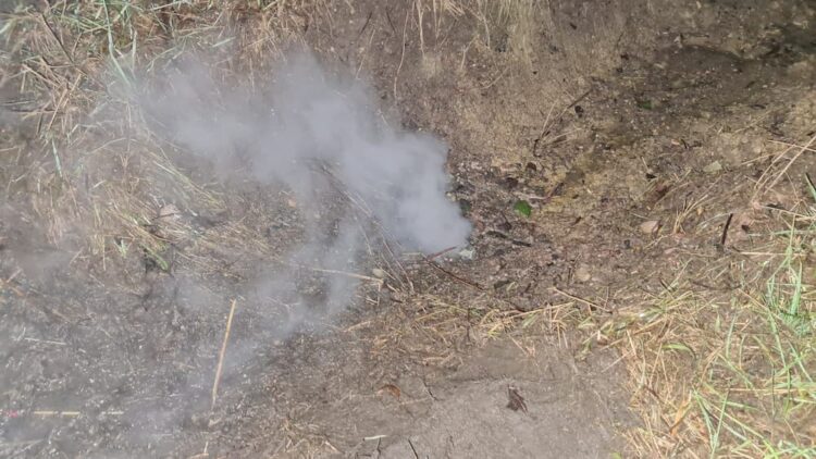 Cordon erected after electrical cable catches fire near Chippenham