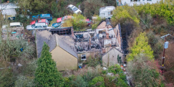 Man dies in major fire near blaze that claimed police officer’s family