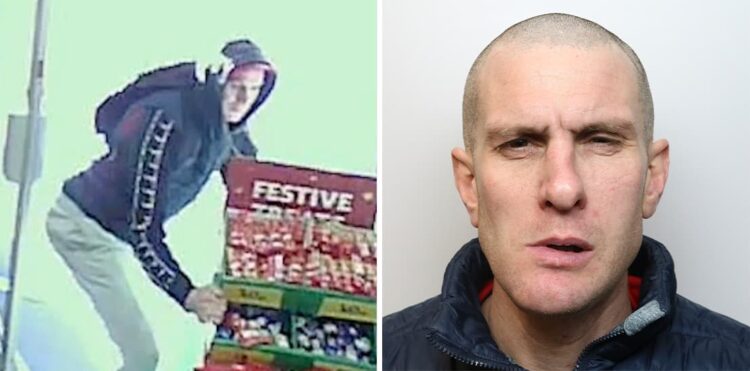 Jail for Swindon man who stole chocolate stand on Christmas Day