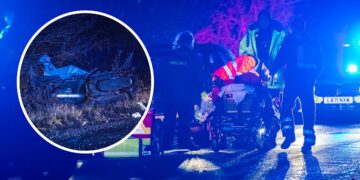 Motorcyclist suffers potentially life-changing injuries in B4069 crash