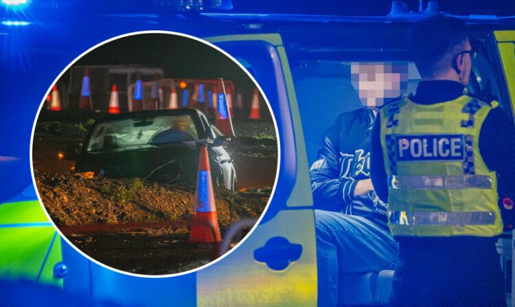Man in custody after crashing car into Chippenham roundabout