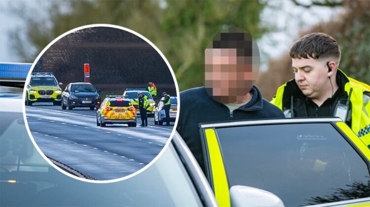 Man arrested in countryside after serious assault on M4 in Wiltshire