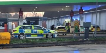 Man collapses and dies at Swindon fuel station on New Year’s Eve
