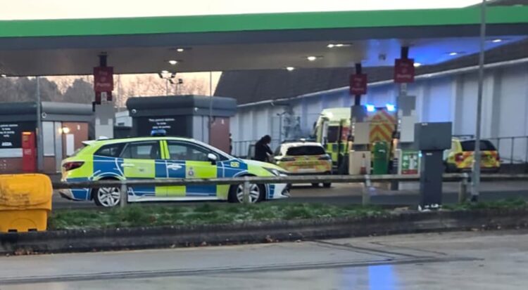 Man collapses and dies at Swindon fuel station on New Year’s Eve