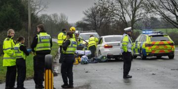 Teenage girl in hospital after police pursuit ends in junction crash
