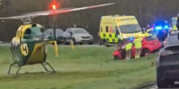 Woman fighting for her life after major crash on A420 near Swindon