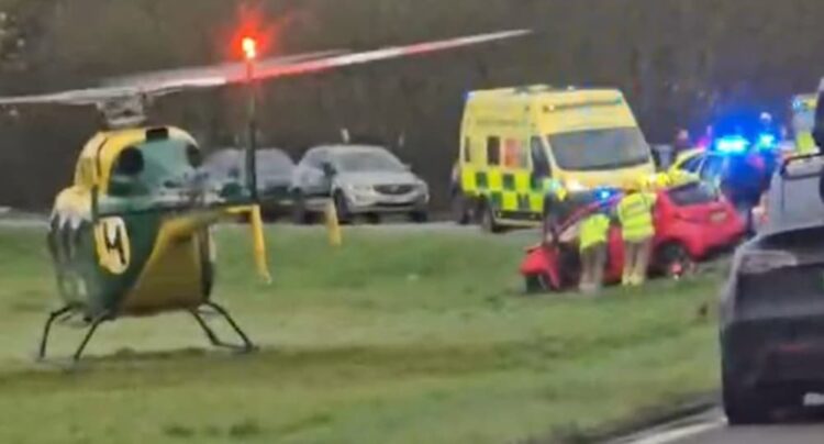 Woman fighting for her life after major crash on A420 near Swindon
