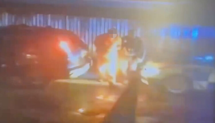 Fleeing driver stumbles to ground after Wroughton police chase