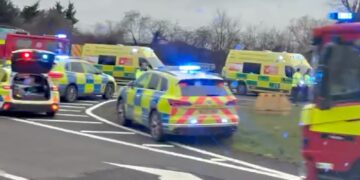 A419 closed in both directions near Swindon after ‘serious’ crash
