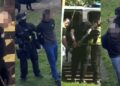 Pictures show men in cuffs after major police operation in Swindon