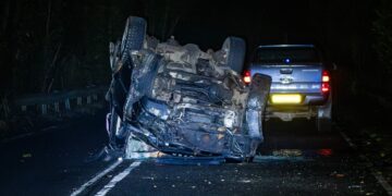 Suspected drink driver flips car in Wiltshire and lands in Somerset