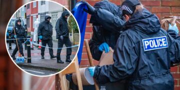 Specialist search team scour Chippenham street after boy stabbed