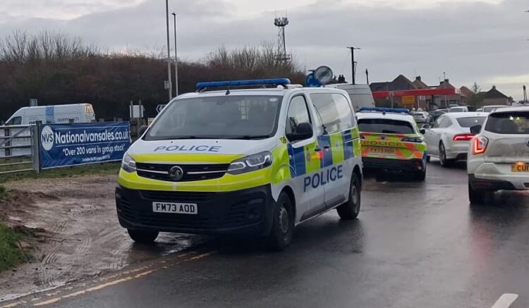 Woman sectioned after being detained by police on A419 bridge