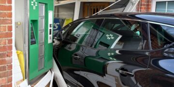 Car smashes through front of doctors surgery in Wiltshire village