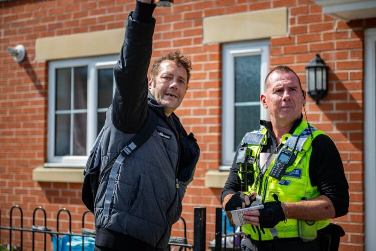Touchy-feely racist spouted abuse at Swindon stabbing scene