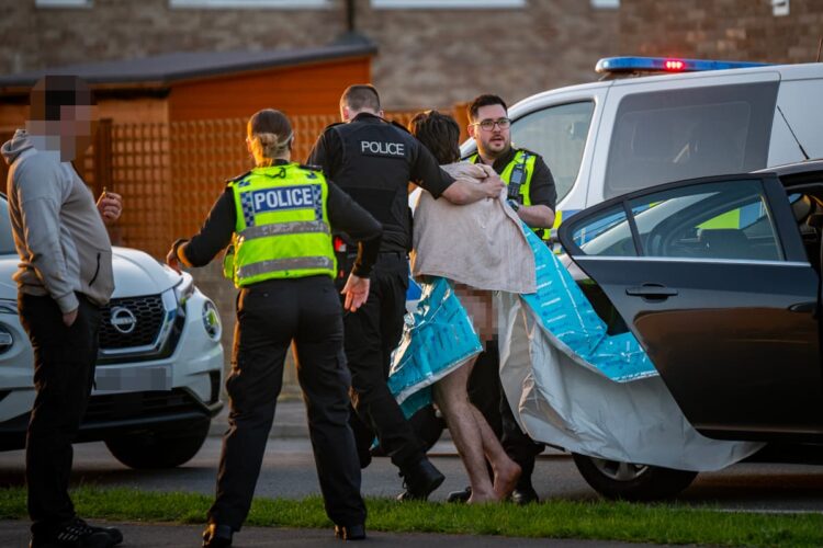 Naked man arrested after woman stabbed in Melksham cul-de-sac