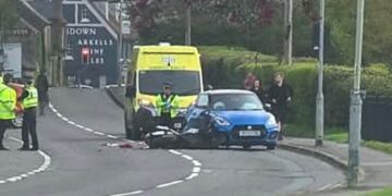 Crash involving car and motorbike shuts busy route in Swindon