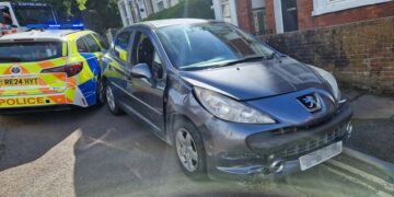 Driver arrested after man ‘pinned against wall’ in Swindon crash