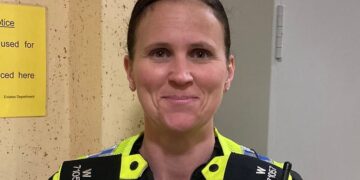 Wiltshire police officer responds to man with machete on first shift