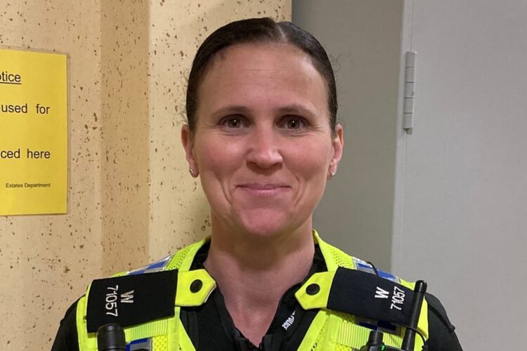 Wiltshire police officer responds to man with machete on first shift