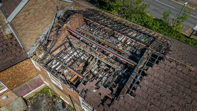 Police launch arson probe after building in Swindon ‘set on fire’