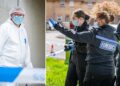 Forensics examine bloody crime scenes after attack in Swindon