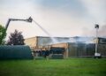 Major fire breaks out at RAF Fairford as firefighters battle flames