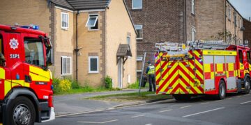 Man hospitalised after firefighters save him from Swindon blaze