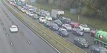 M4 closed as emergency services respond to road traffic collision