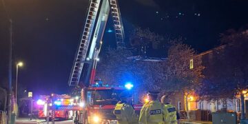 Casualty rescued through top-floor window at Swindon care home
