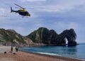 Wiltshire air ambulance medics race to drowning casualty at beach