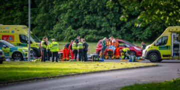 Two people hit by van on busy Swindon route ‘in critical condition’