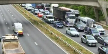 Delays as emergency services attend incident on M4 in Wiltshire