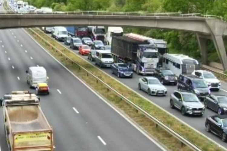 Delays as emergency services attend incident on M4 in Wiltshire