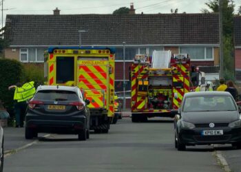 Man ‘with burns’ treated as firefighters battle Melksham home blaze